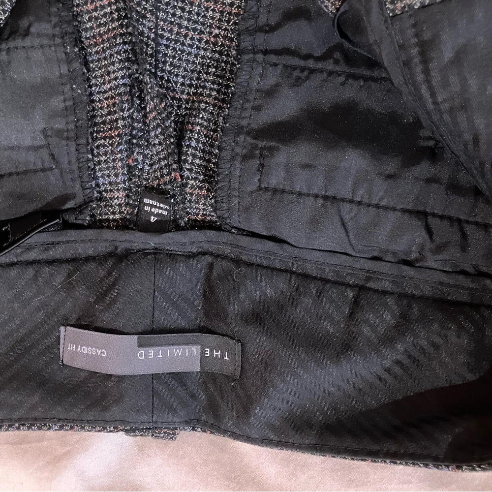 The Limited Black and Gray Boot Cut Pants